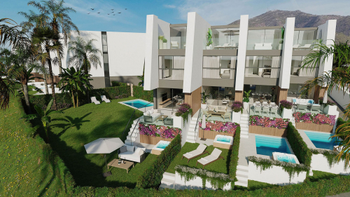 Azure Bay, elegant townhouses in a privileged position in Fuengirola.